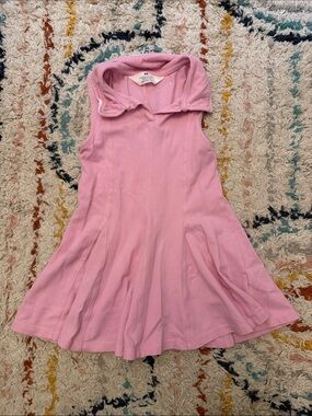H&M Girls Pink Sleeveless Polo Dress